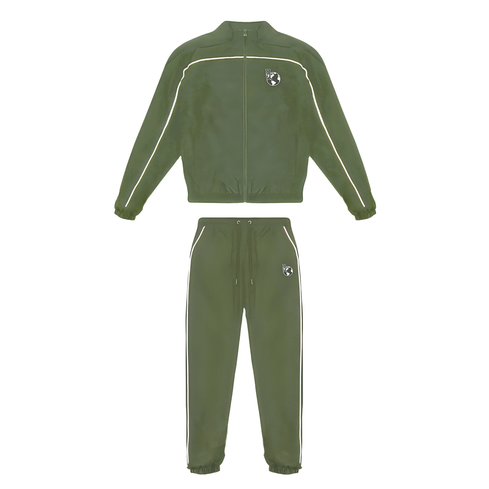 GREEN/WHITE | SHELLSUIT