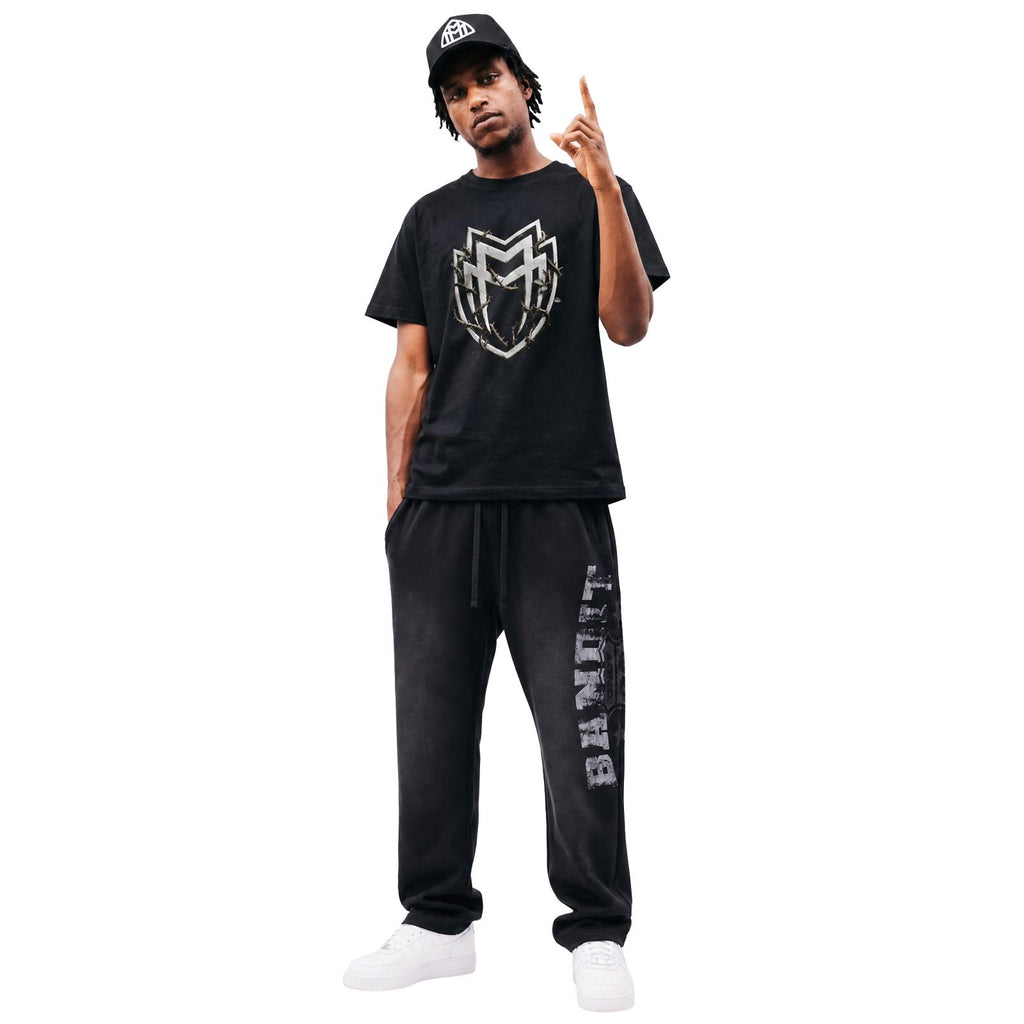 DOUBLE M | BLACK TEE