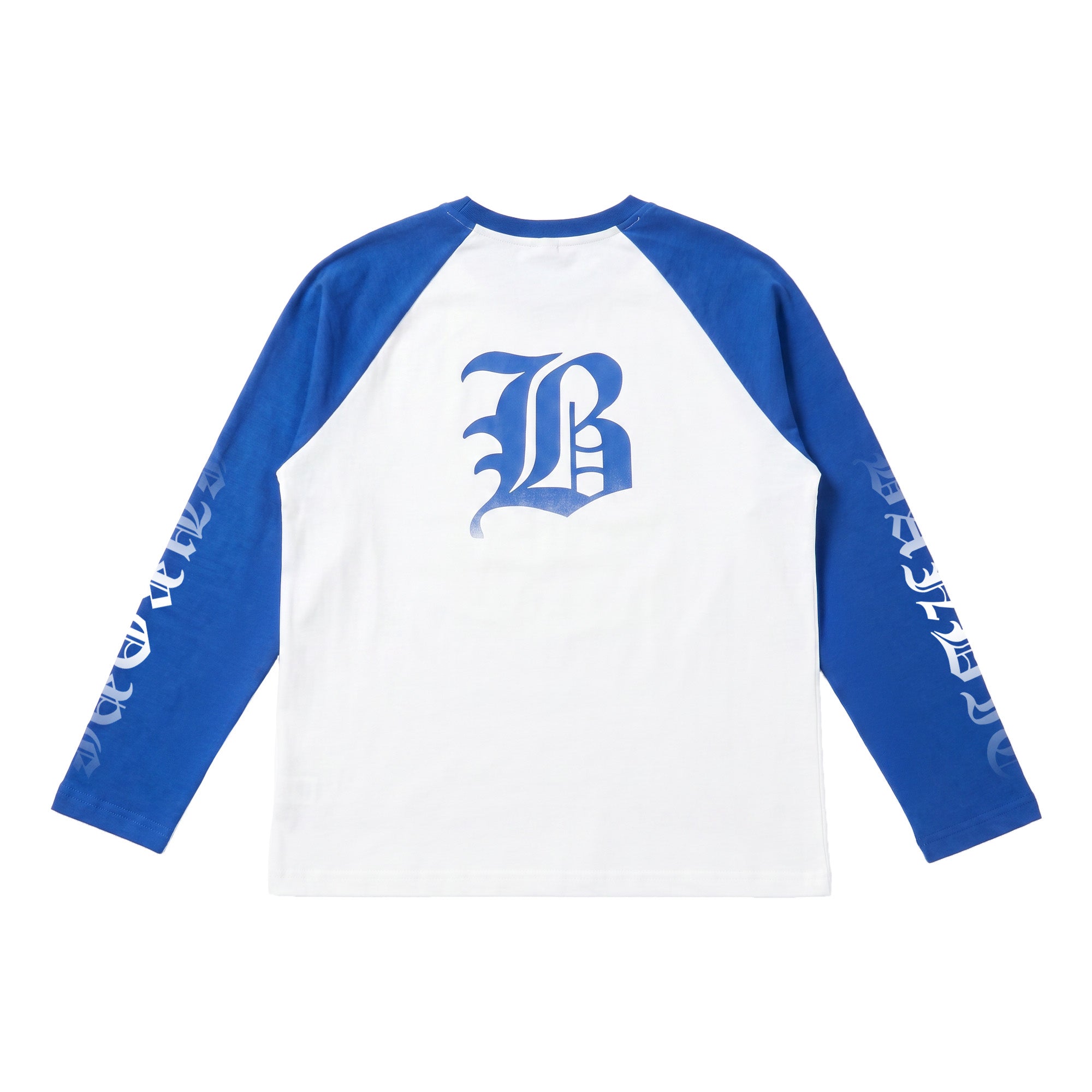 WHITE/BLUE | LONG SLEEVE TEE