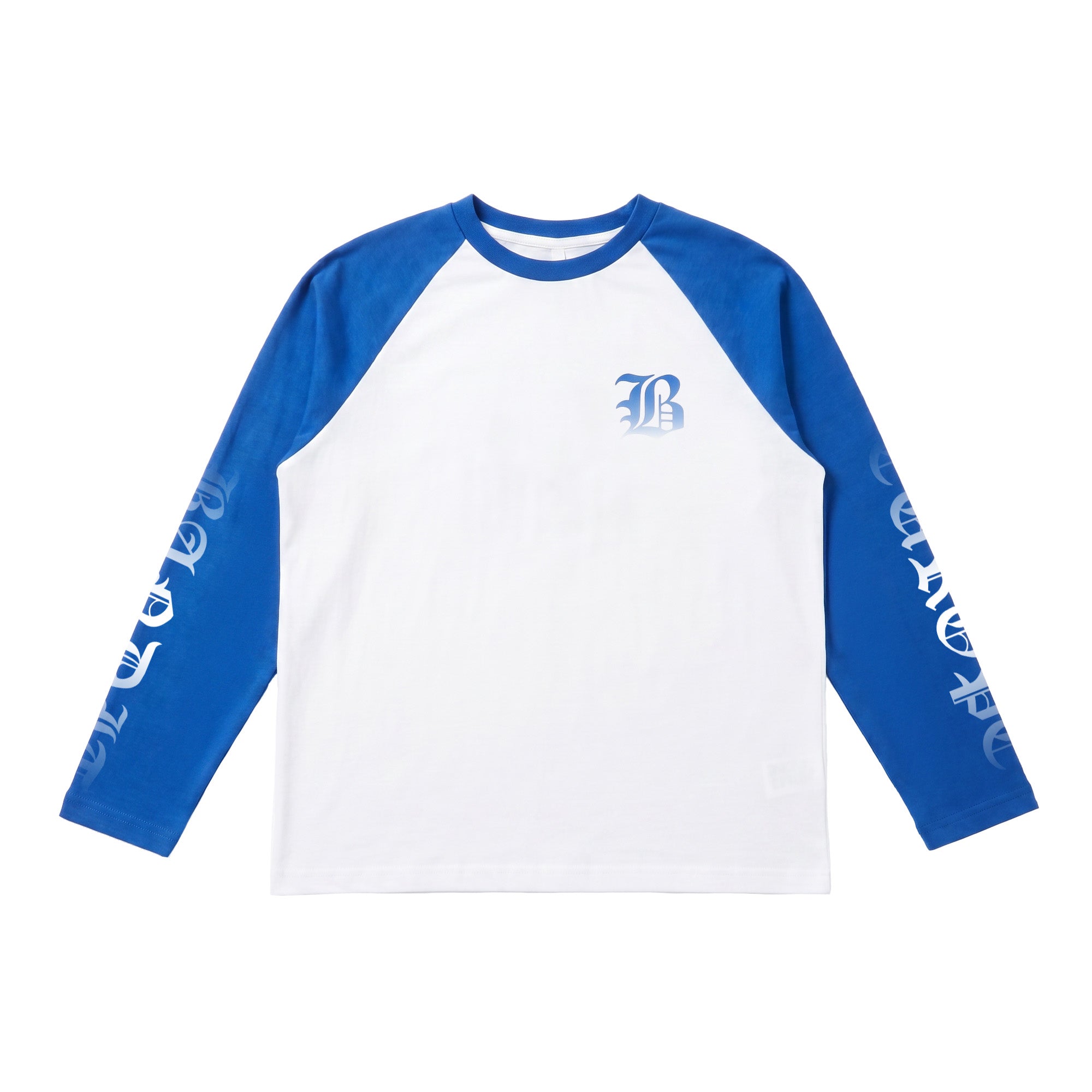 WHITE/BLUE | LONG SLEEVE TEE