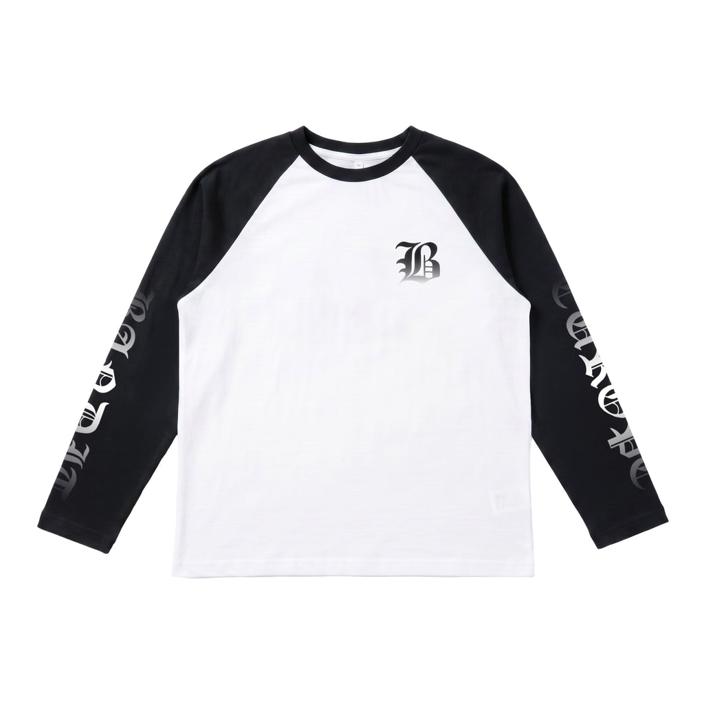 WHITE/BLACK | LONG SLEEVE TEE