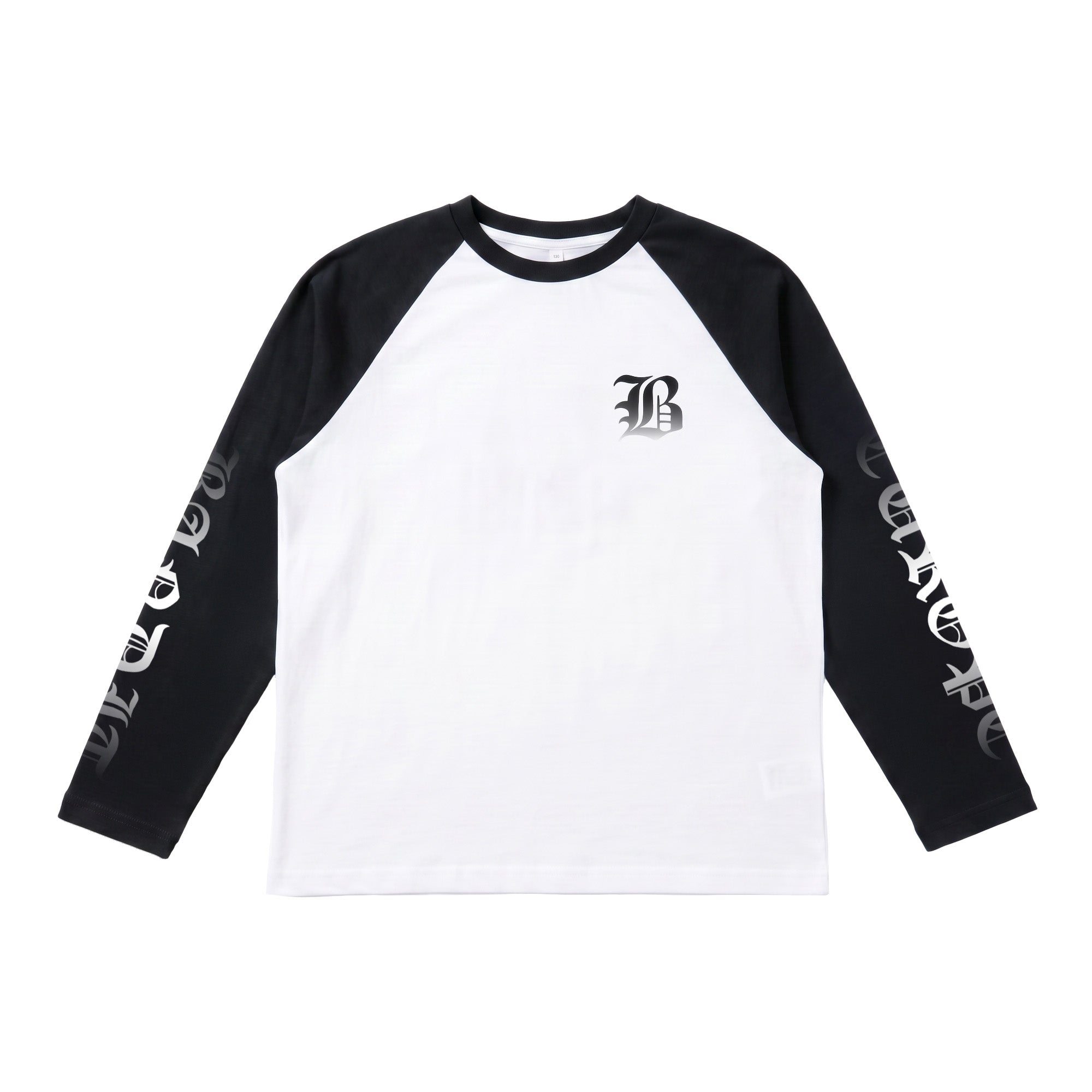 WHITE/BLACK | LONG SLEEVE TEE