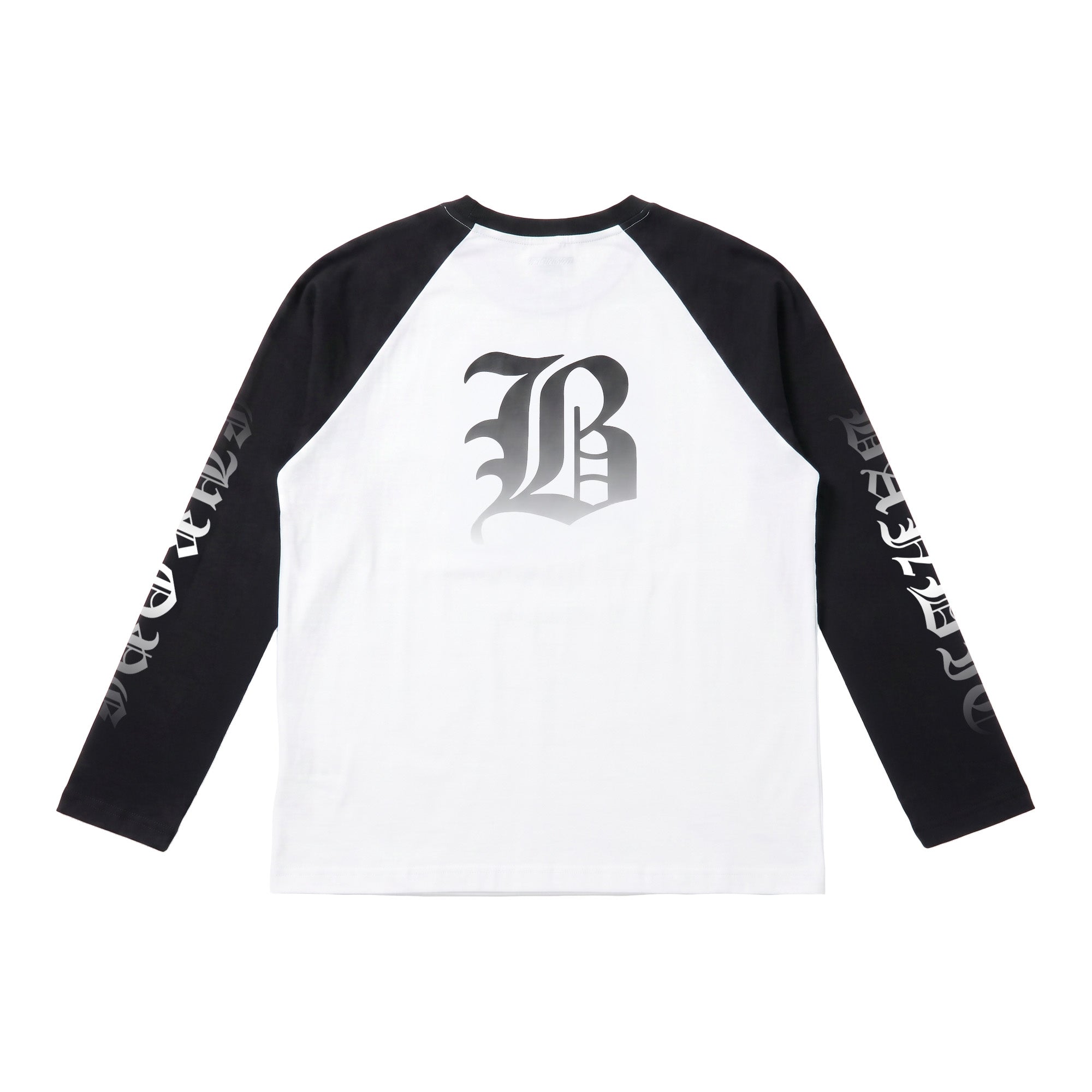 WHITE/BLACK | LONG SLEEVE TEE