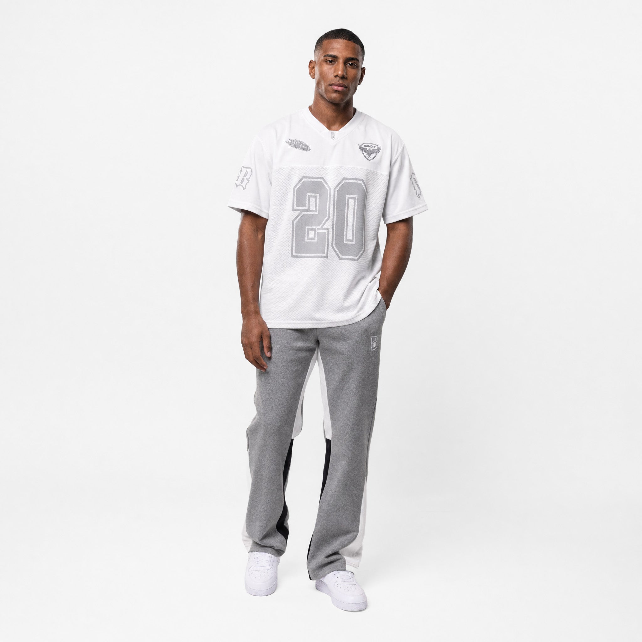 WHITE/GREY | JERSEY