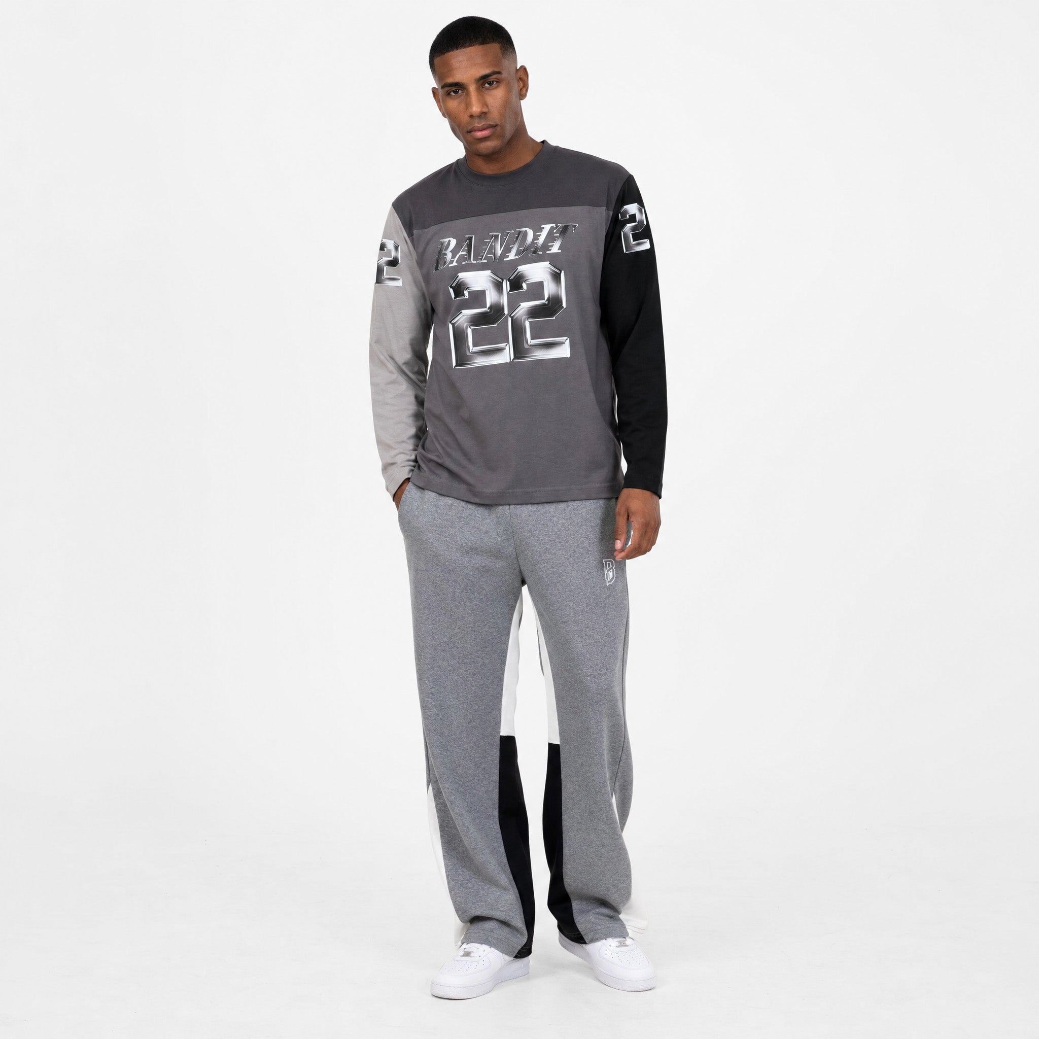 BLACK/GREY | LONG SLEEVE JERSEY [LIMITED EDITION]