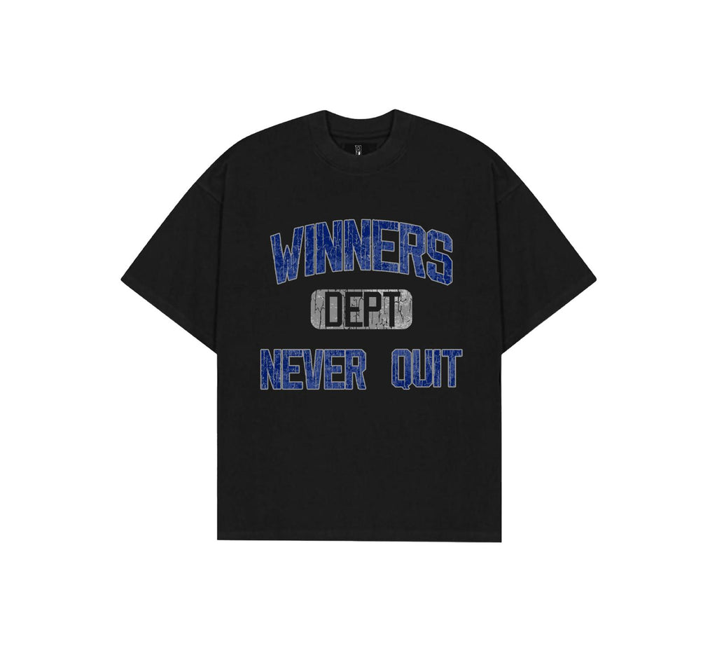 WINNERS NEVER QUIT | BLACK TEE