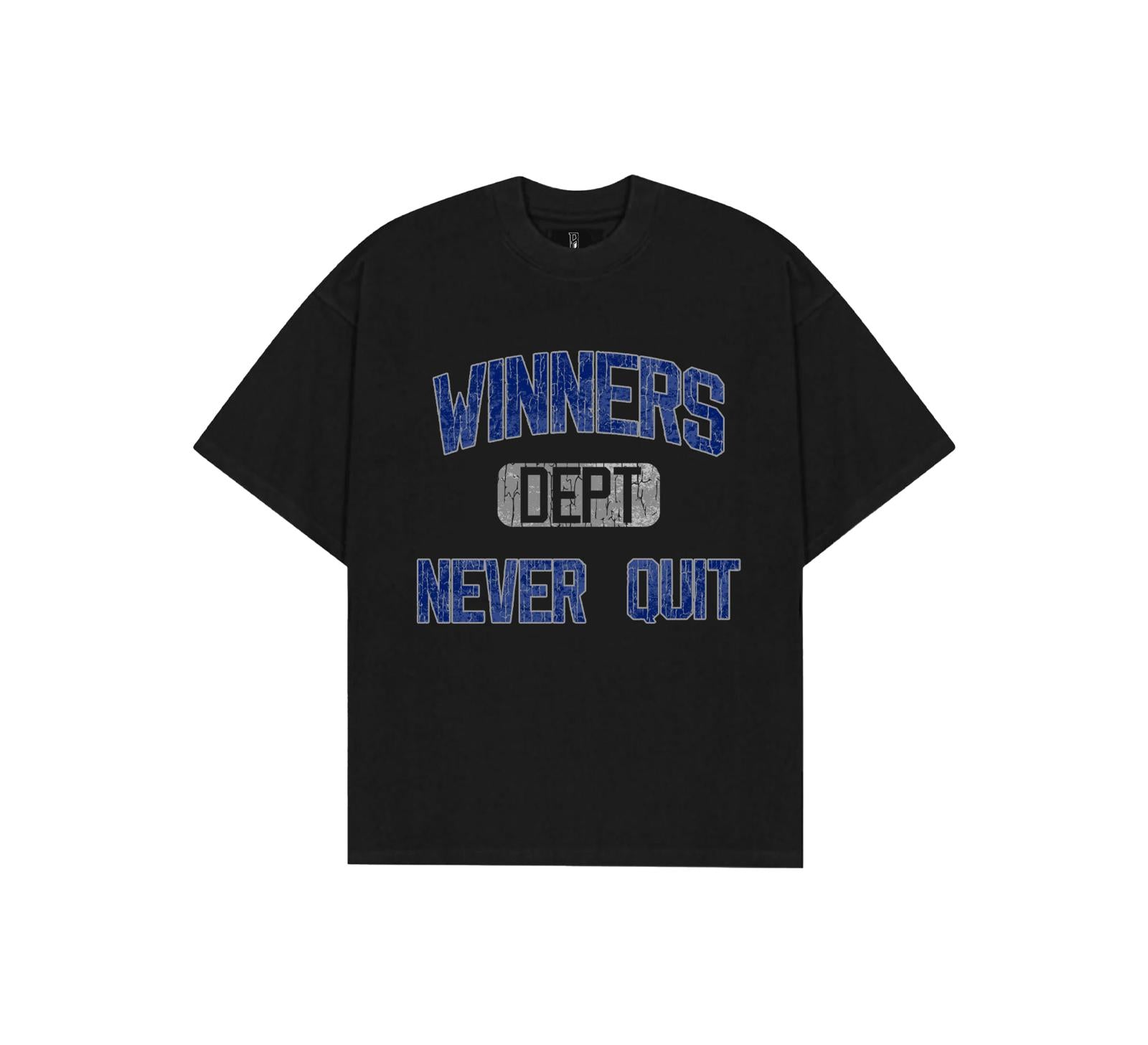 WINNERS NEVER QUIT | BLACK TEE